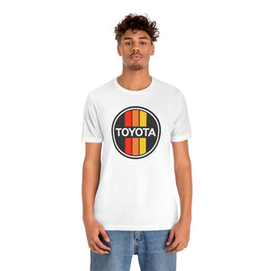 Retro Toyota Logo Japanese Stripes T-Shirt